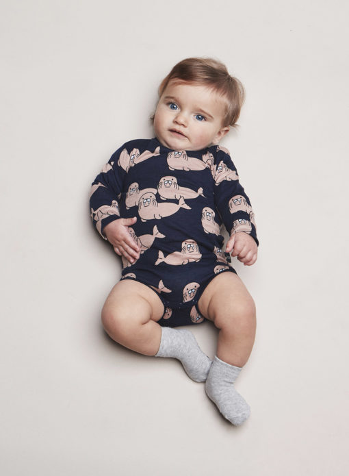 Huxbaby Walrus LS Onesie