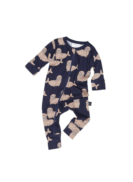 Huxbaby Walrus Zip Romper