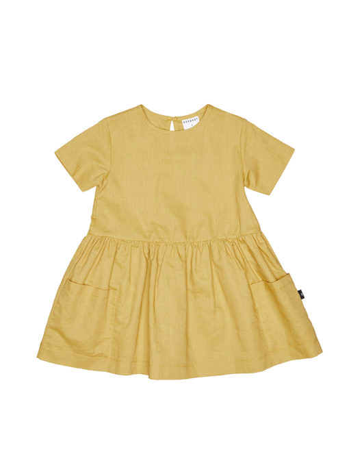 Huxbaby Mustard Darcy Dress