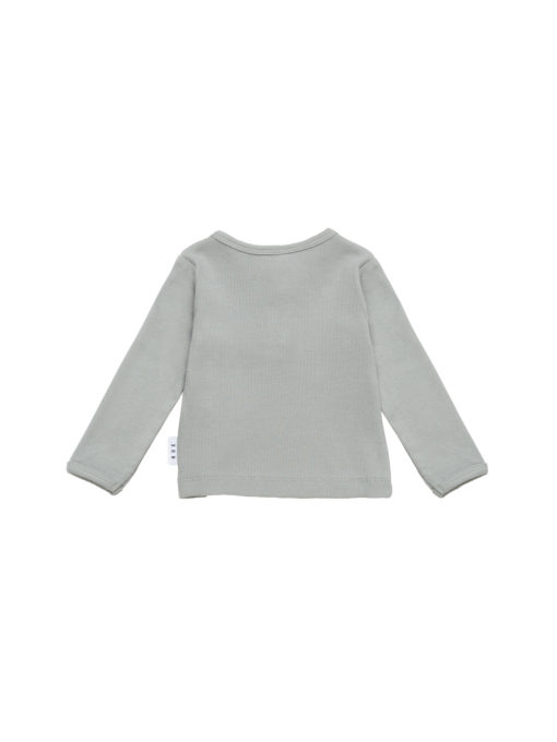 Huxbaby Rib Long Sleeved Henley Tee – Pistachio
