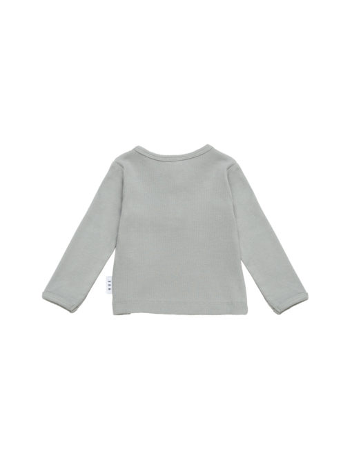 Huxbaby Rib Long Sleeved Henley Tee – Pistachio