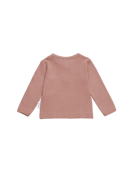 Huxbaby Rib Long Sleeved Henley Tee – Ginger