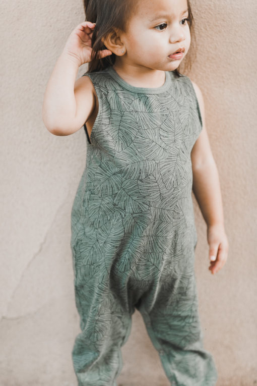 Rylee + Cru Monstera Mills Jumpsuit