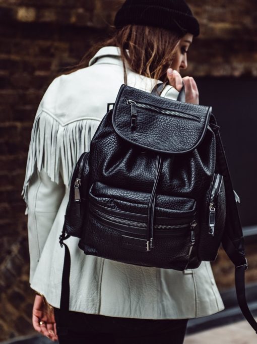 Tiba + Marl – Kaspar Knapsack Black