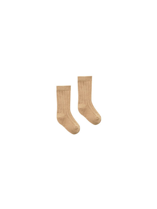 Quincy Mae 4 Pack Baby Socks – Honey / Rose / Sage / Ivory