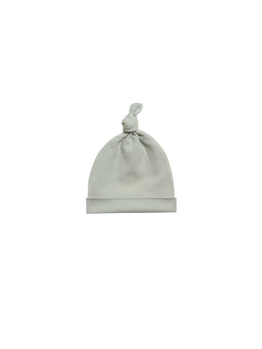 Quincy Mae Knotted Baby Hat – Sage (0-6M)
