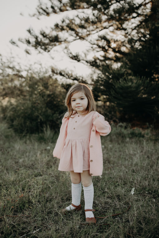 Ruffets and Co Tilly Dress – Blush Pink