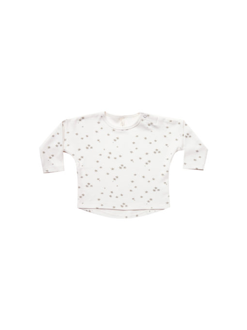 Quincy Mae Long Sleeve Baby Tee – Ivory