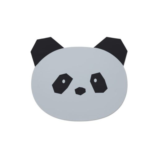 Liewood Aura Placemat – Panda Dumbo Grey