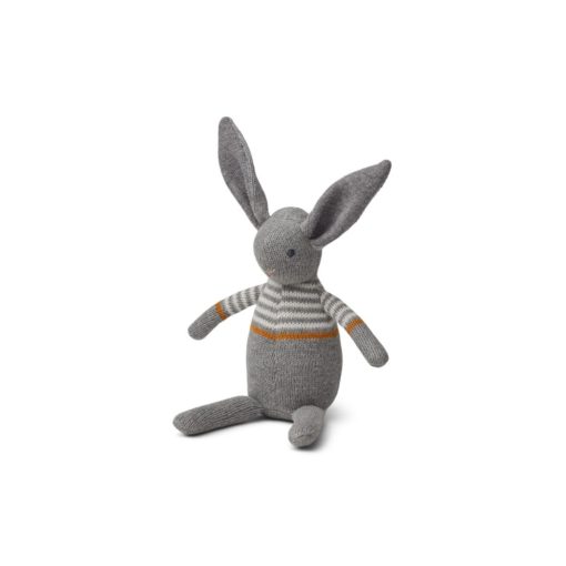 Liewood Vigga Knit Mini Teddy – Rabbit Grey Melange