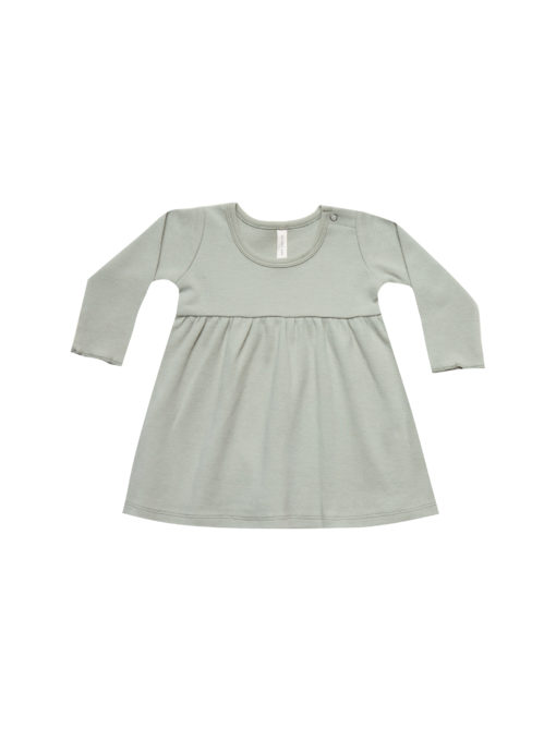 Quincy Mae Baby Dress – Sage