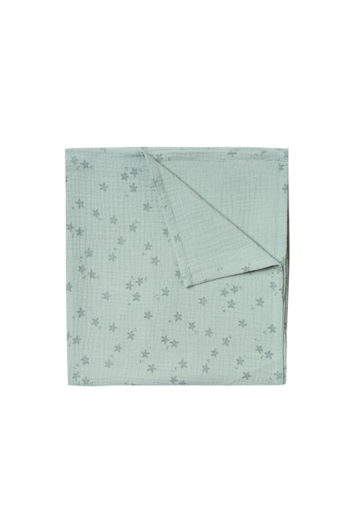 Rylee + Cru Swaddle – Starfish Seafoam