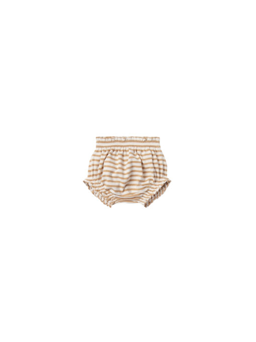 Quincy Mae Gathered Bloomer – Honey Stripe