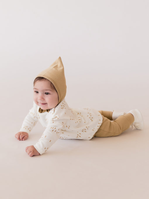 Quincy Mae Long Sleeve Baby Tee – Ivory