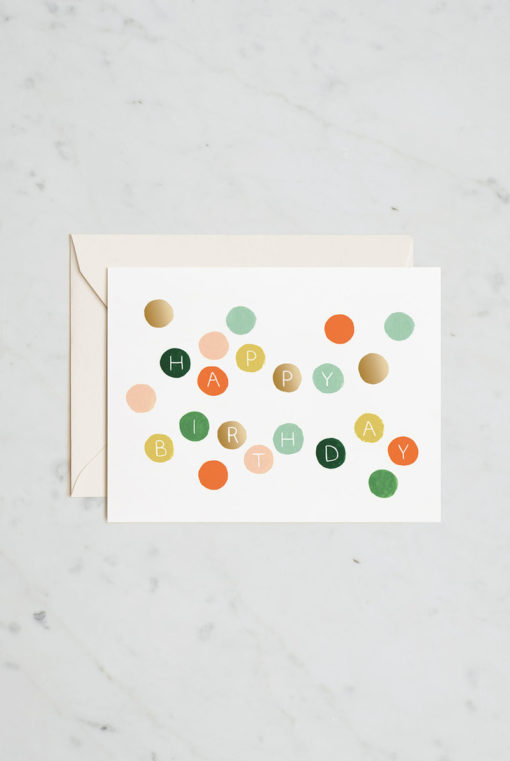 Rifle Paper Co Greeting Cards – Birthday Dots