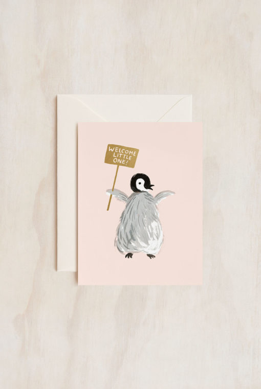 Rifle Paper Co Greeting Cards – Welcome Penguin