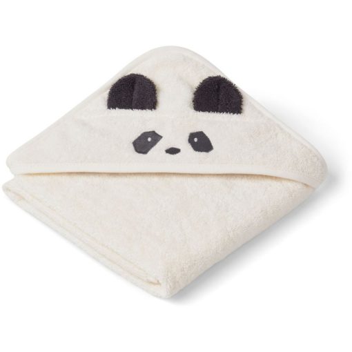 Liewood Albert Hooded Towel – Panda Creme de la Creme