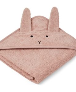 Liewood Albert Hooded Towel – Rabbit Rose