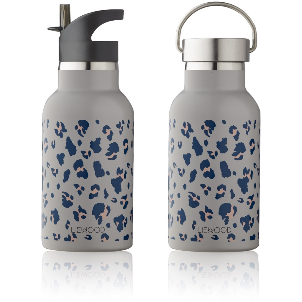 Liewood Anker Water Bottle – Leo Warm Grey