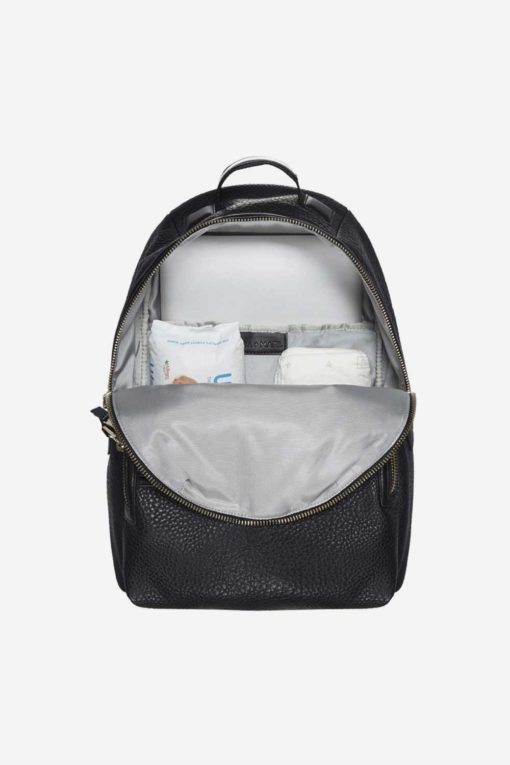 Tiba + Marl – Elwood Backpack Black / Gold *SLIGHT FAULT – AS BRAND NEW BUT ZIP STICKS SLIGHTLY