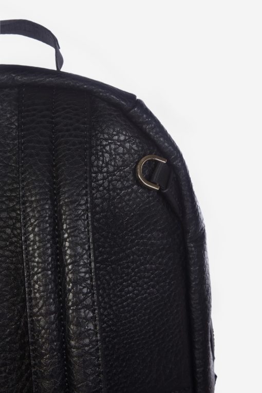 Tiba + Marl – Elwood Backpack Black / Gold *FAULT – POCKET STITCHING REPAIRED / SMALL MARK