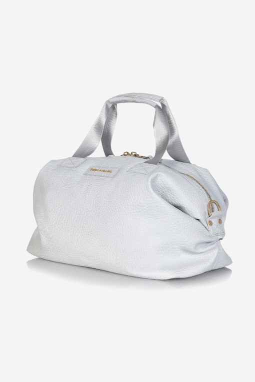 Tiba + Marl – Raf Holdall Grey Tumble / Gold