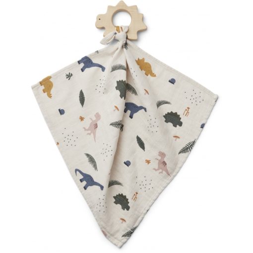 Liewood Dines Teether Cuddle Cloth – Dino Mix