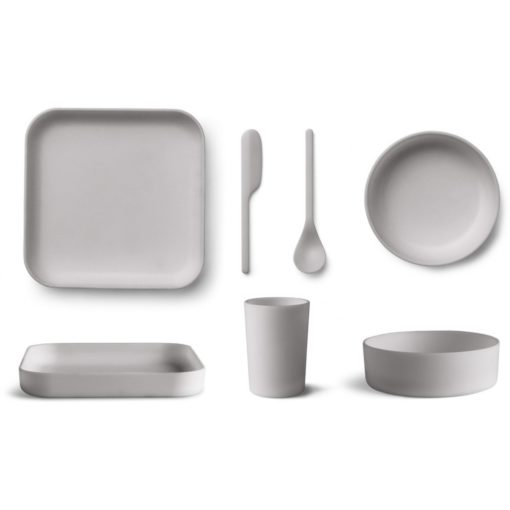 Liewood Aiko Bamboo Set – Dumbo Grey