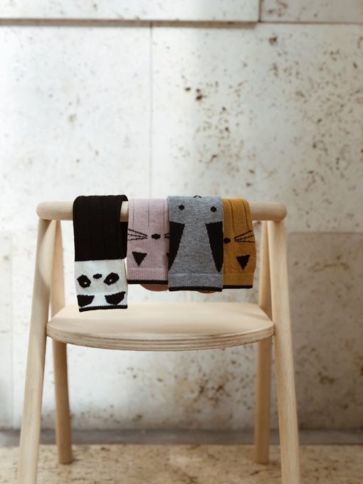 Liewood Sofia Cotton Knee Socks 2 Pack – Panda Creme de la Creme