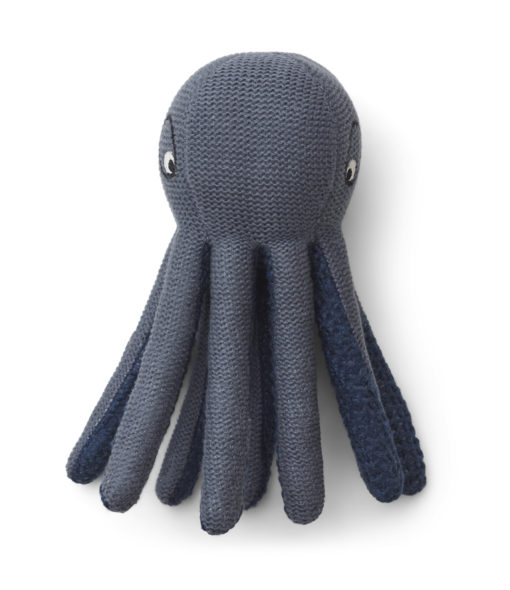Liewood Ole Knit Mini Teddy – Octopus Blue Wave
