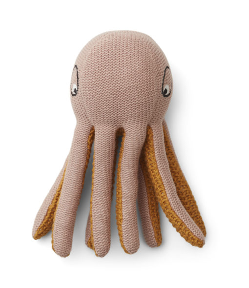 Liewood Ole Knit Mini Teddy – Octopus Rose
