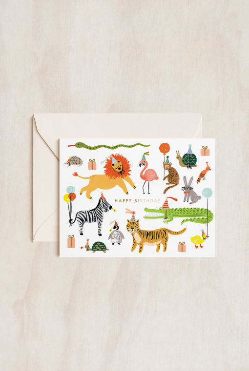 Rifle Paper Co Greeting Cards – Party Animals