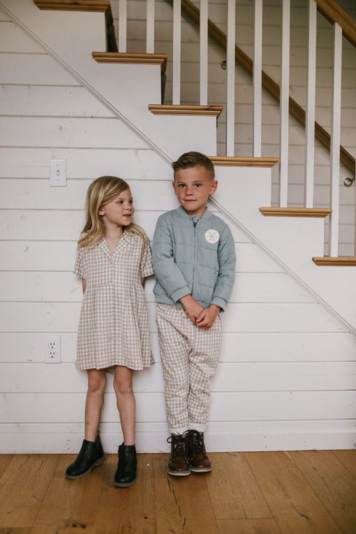 Rylee + Cru Gingham Jeanette Dress