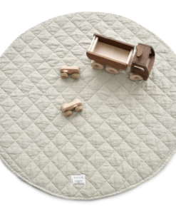 Warren Hill Linen Quilted Play Mat – Natural