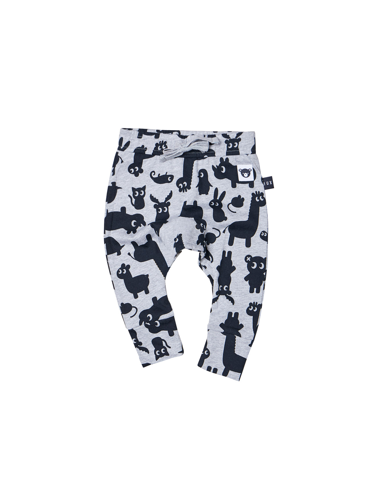 Huxbaby Shadow Animal Drop Crotch Pant - So Beau Baby