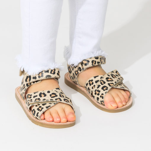 Pretty Brave Child Sandal – Dakota Leopard