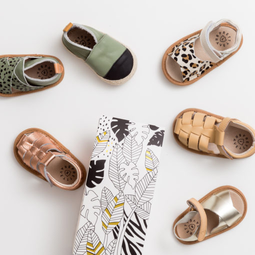 Pretty Brave Sandal – Cross-over Jungle Spots