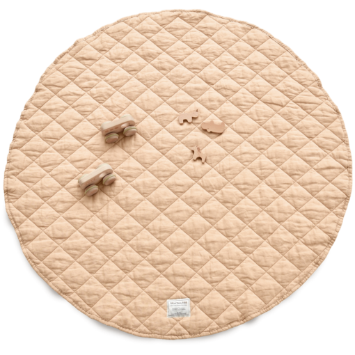 Warren Hill Linen Quilted Play Mat – Oat