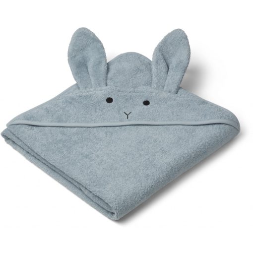 Liewood Augusta Hooded Towel – Rabbit Sea Blue