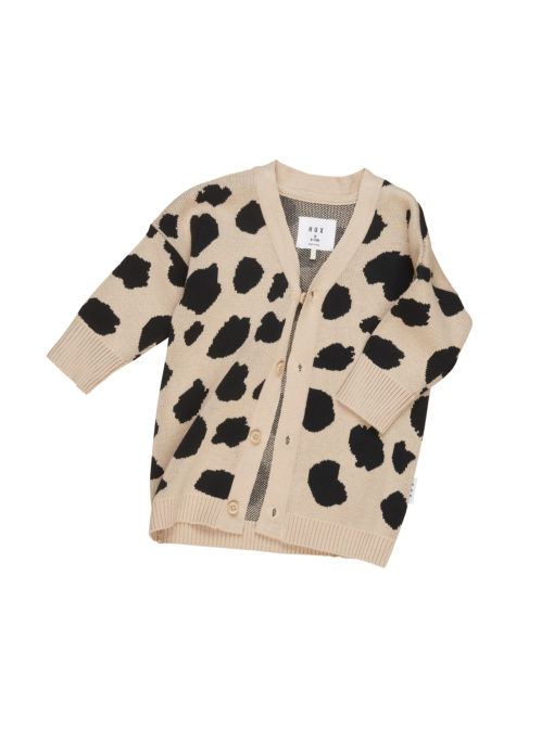 Huxbaby Animal Spot Knit Cardi