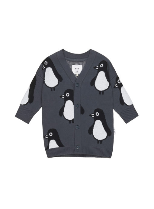 Huxbaby Penguin Knit Cardi