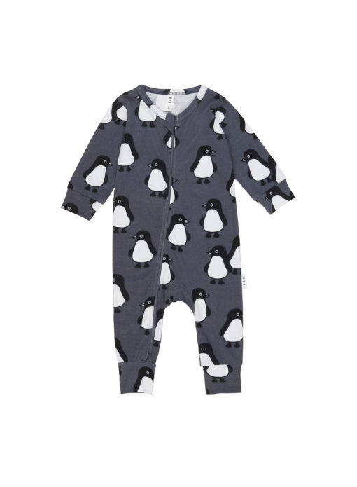 Huxbaby Penguin March Zip Romper