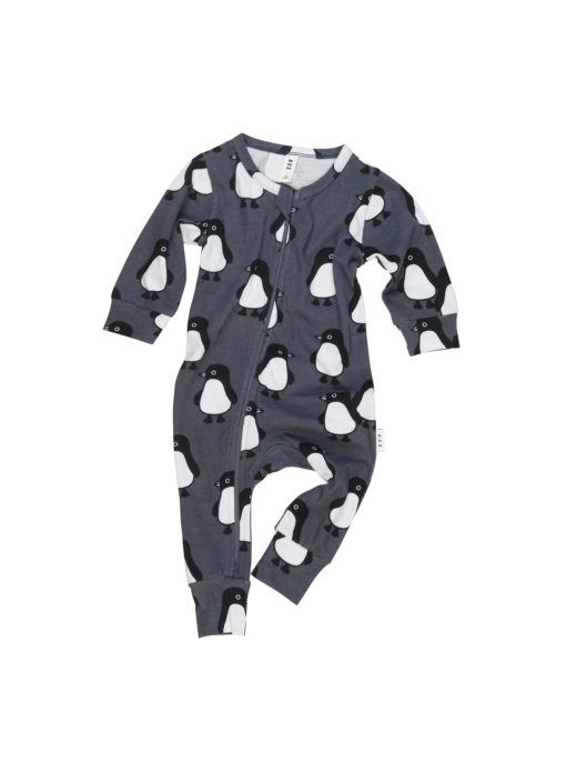 Huxbaby Penguin March Zip Romper