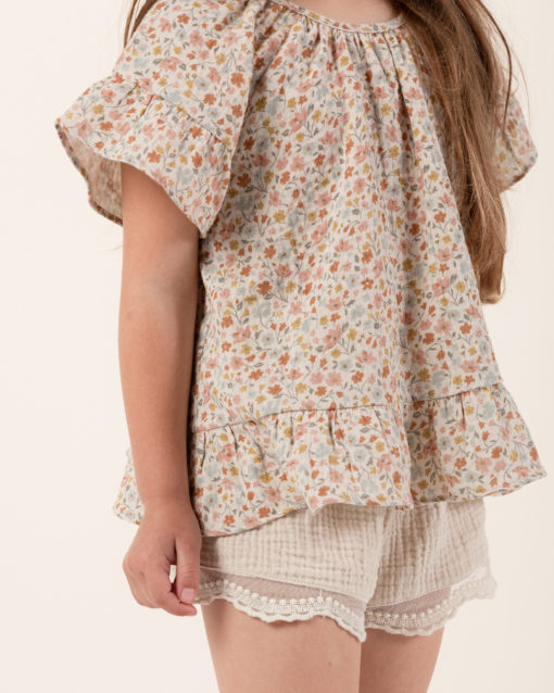 Rylee + Cru Flower Field Butterfly Top