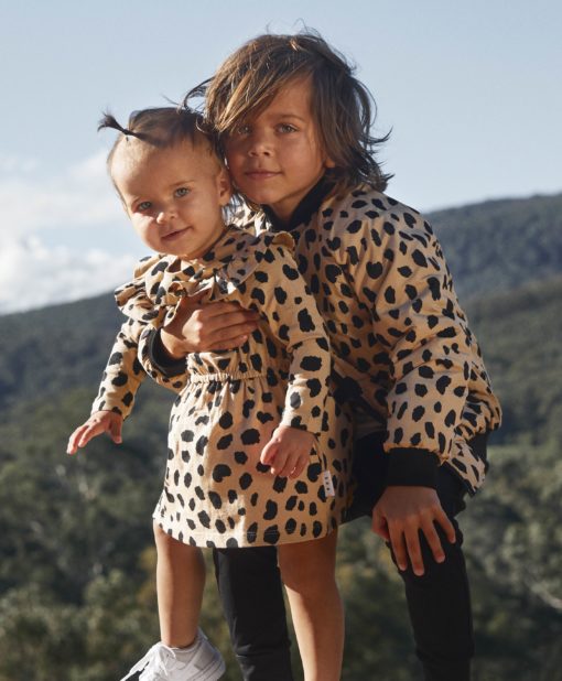 Huxbaby Animal Spot Reversible Bomber