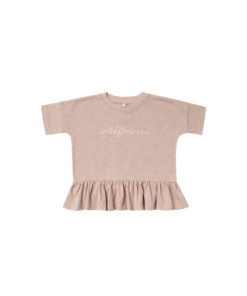 Rylee + Cru Wildflower Peplum Tee