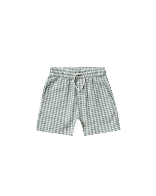 Rylee + Cru Gingham Drawstring Shorts