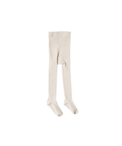 Rylee + Cru Solid Ribbed Tights – Natural