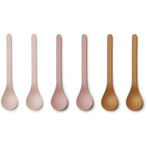 Liewood Etsu Spoon – 6 Pack Rose Multi Mix