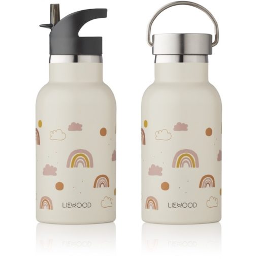 Liewood Anker Water Bottle – Rainbow Love Sandy